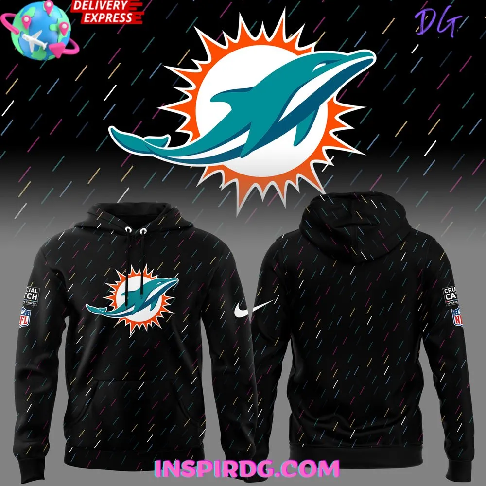 -Miami Dolphins Crucial Catch 2024 Hoodie