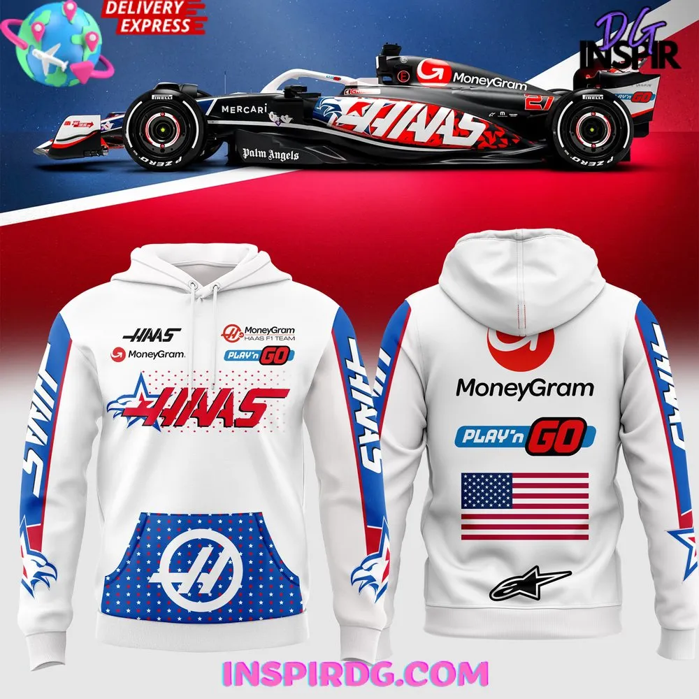 -MoneyGram Haas F1 Team Austin GP 2024 Hoodie