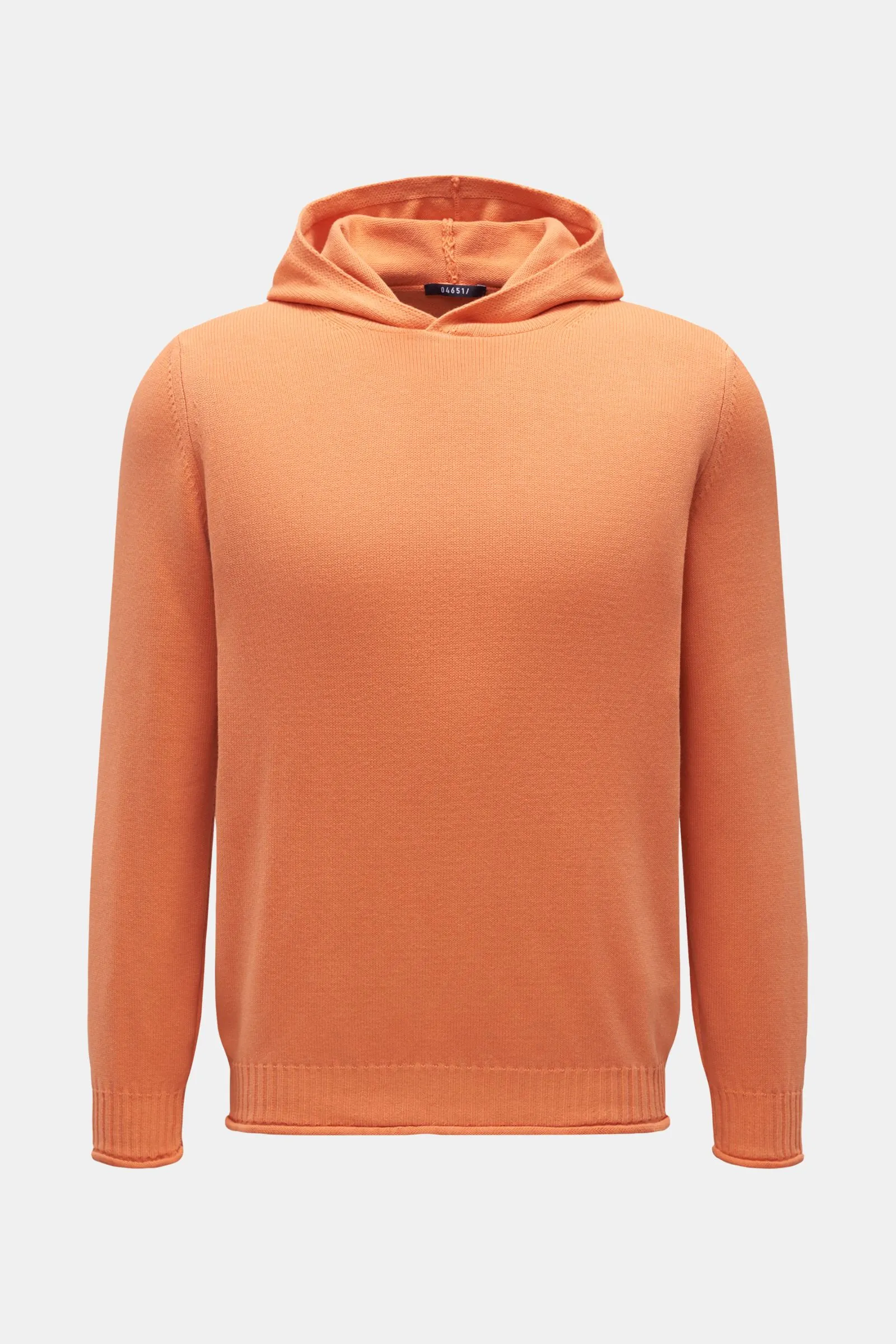 04651/ A TRIP IN A BAG hooded jumper 'Foggy Hoodie' orange