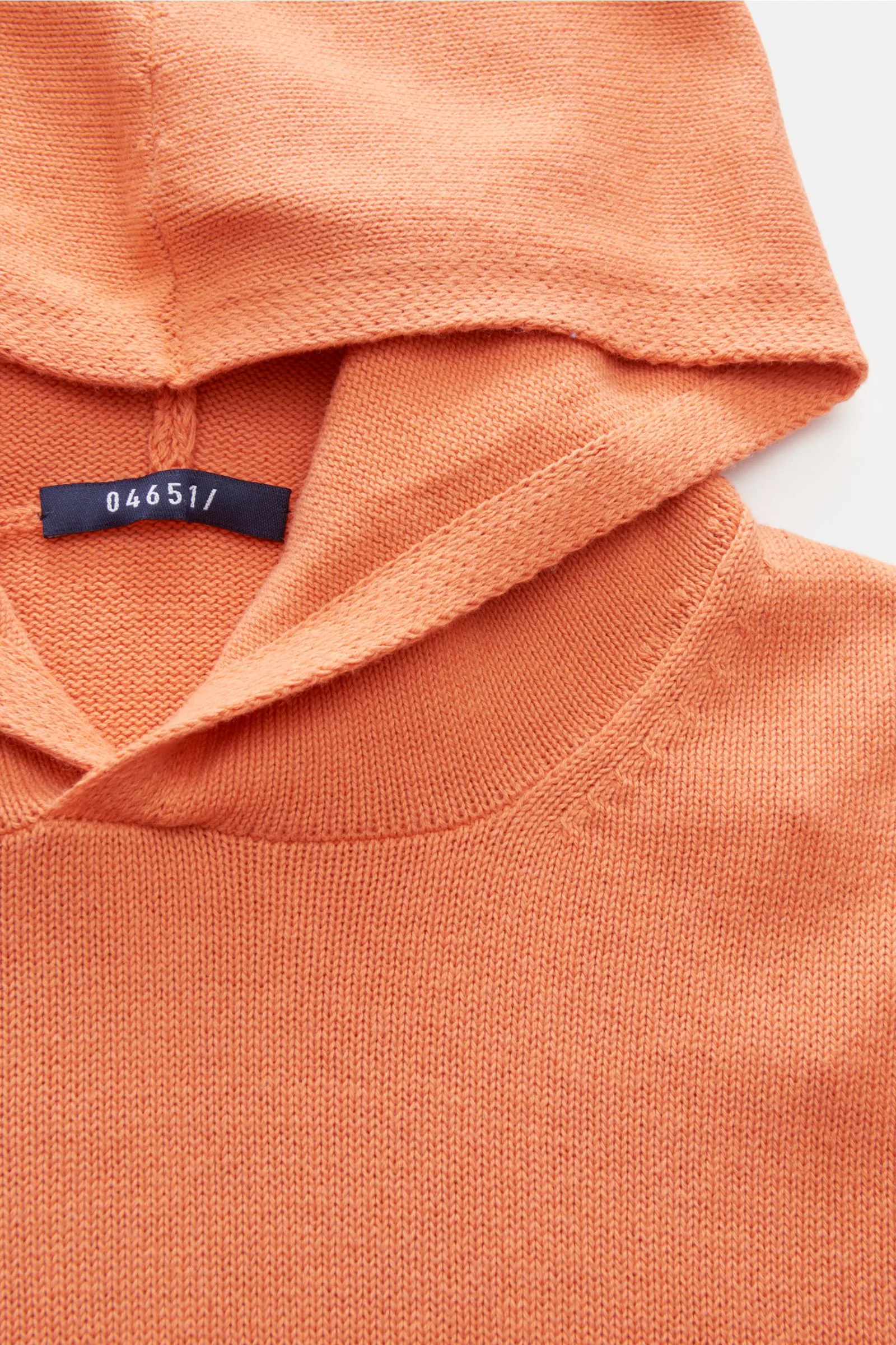 04651/ A TRIP IN A BAG hooded jumper 'Foggy Hoodie' orange