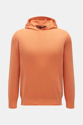 04651/ A TRIP IN A BAG hooded jumper 'Foggy Hoodie' orange