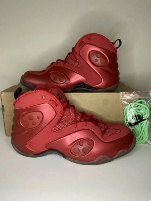 2013 nike penny zoom rookie varsity red size 8.5 472688-601 jordan foamposite