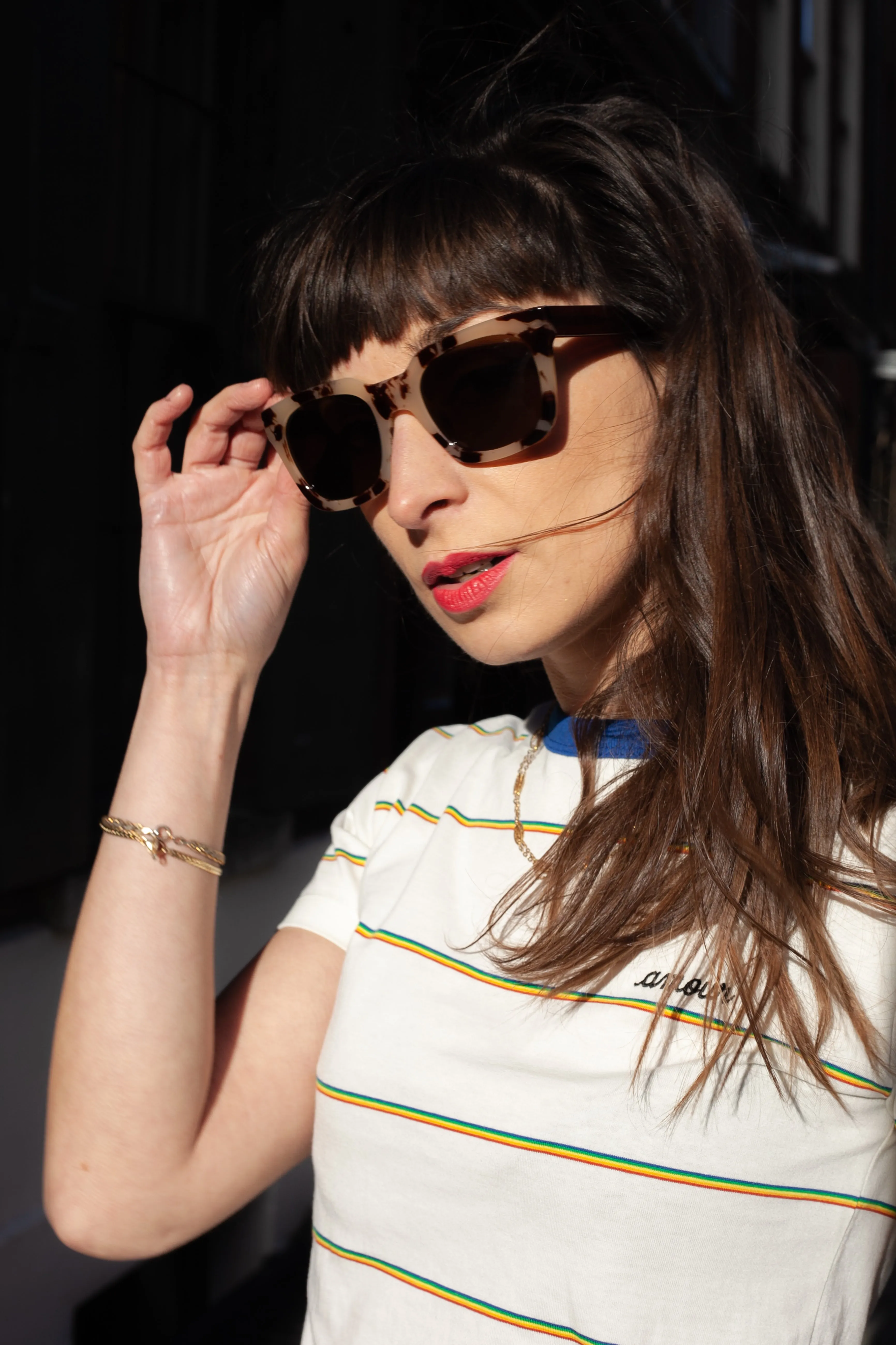 A Kjaerbede Nancy Hornet Sunglasses