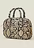 Accessorize Darks Multi Mini Faux Snakeskin Cross-Body Bag