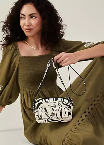 Accessorize Small Twist-Lock Cross-Body Bag