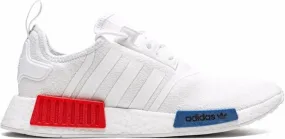 Adidas NMD_R1 White White Blue sneakers