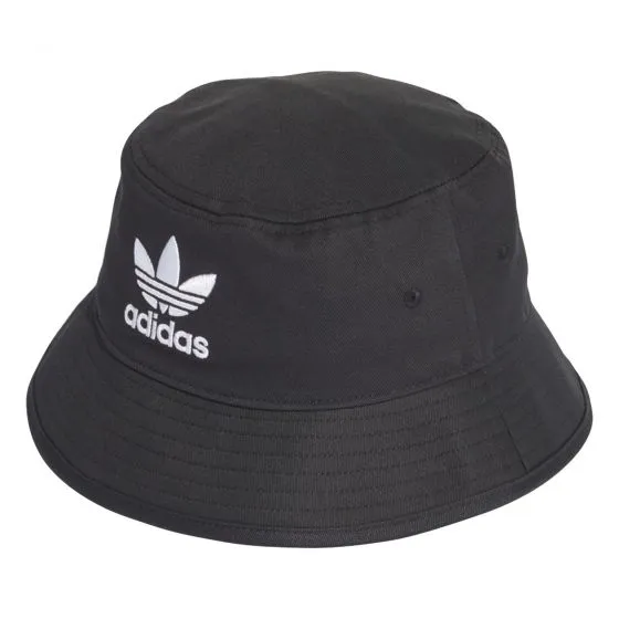 Adidas Trefoil Black Bucket Hat