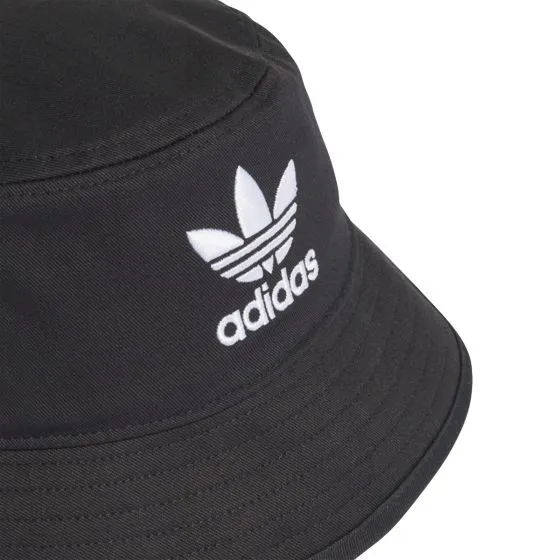 Adidas Trefoil Black Bucket Hat