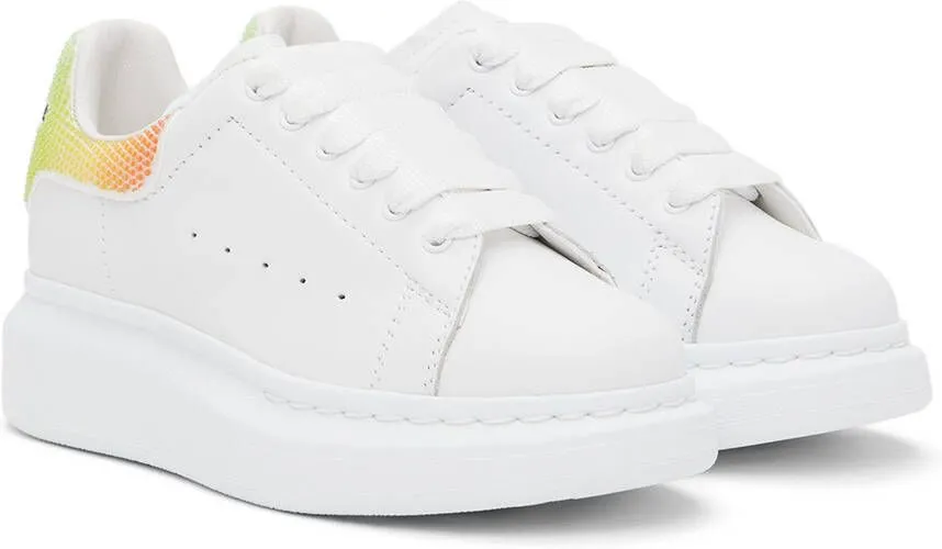 Alexander McQueen Kids White Oversized Sneakers