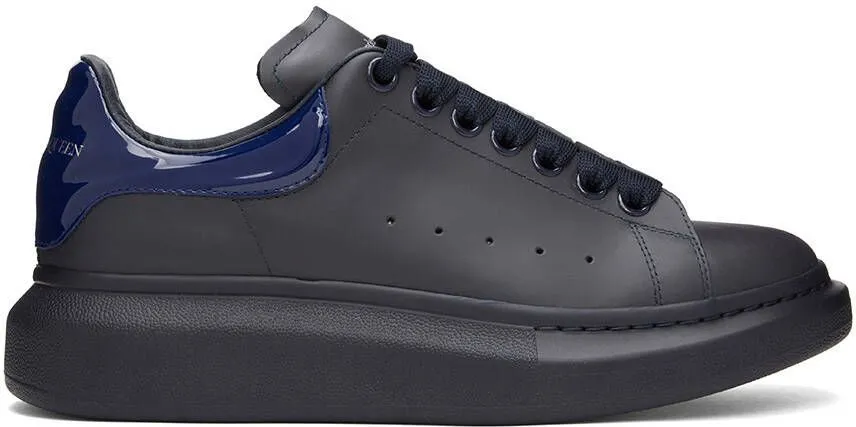 Alexander McQueen Navy Oversized Sneakers