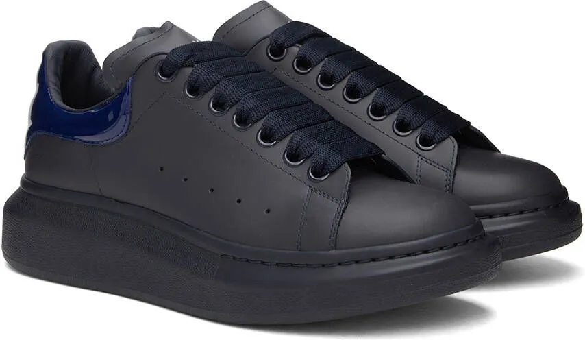 Alexander McQueen Navy Oversized Sneakers