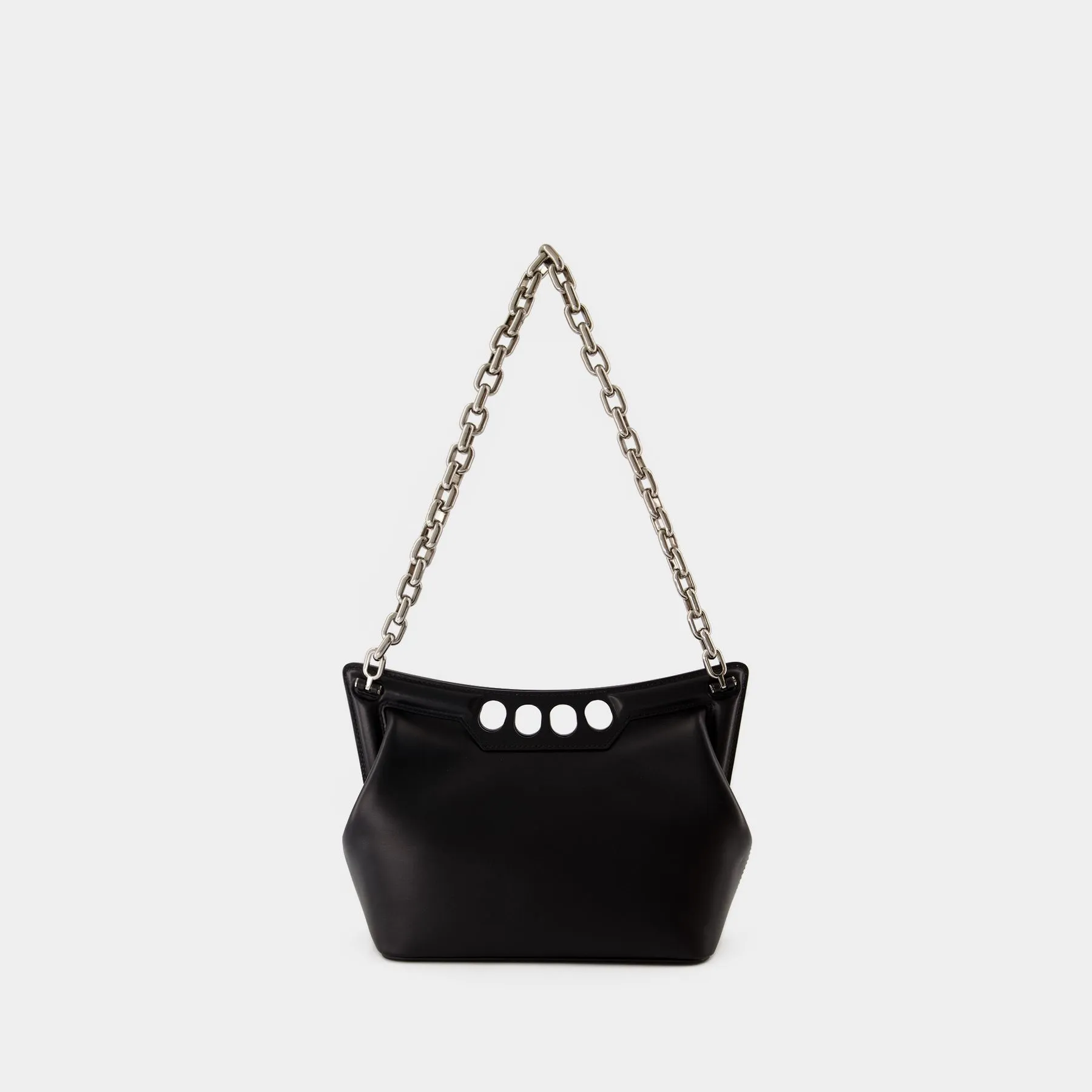 Alexander McQueen  The Small Peak Hobo Bag - Alexander McQueen - Leather - Black