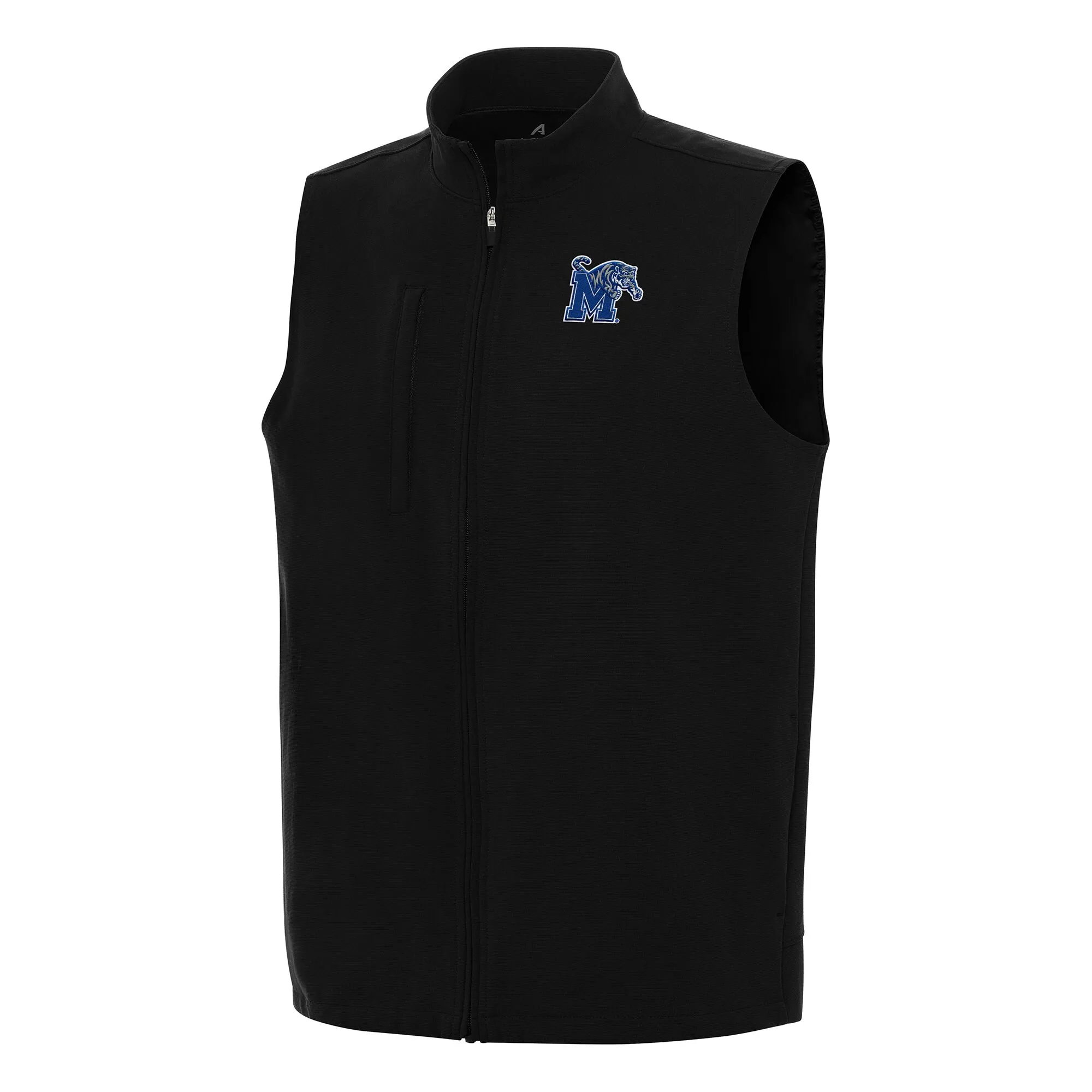 Antigua Memphis Tigers Black Regard Full-Zip Vest