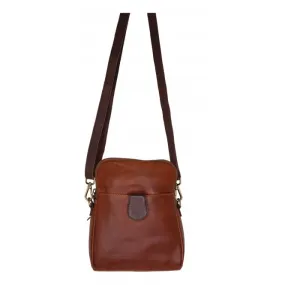 Badbury & Oak  Womens Willow Waxed Leather Small Cross Body Bag