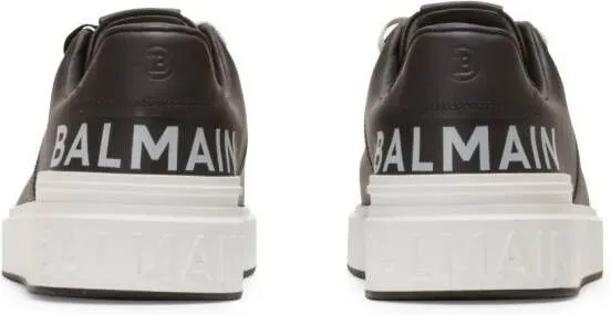 Balmain B-Court leather sneakers Black