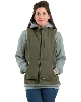 Berne WV15  Ladies' Sherpa-Lined Softstone Duck Vest