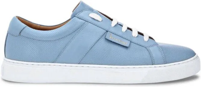 Billionaire low-top leather sneakers Blue