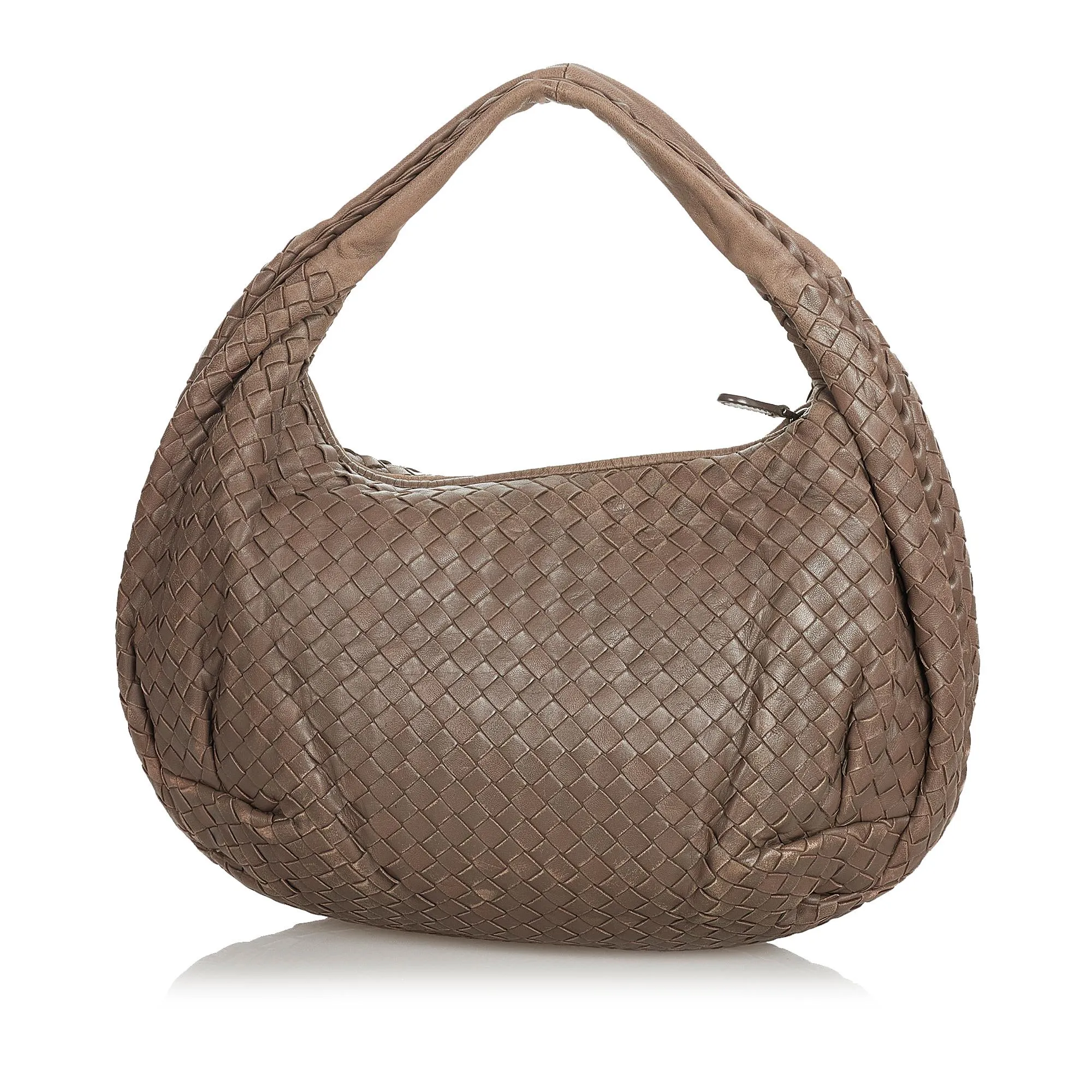 Bottega Veneta Intrecciato Leather Hobo Bag