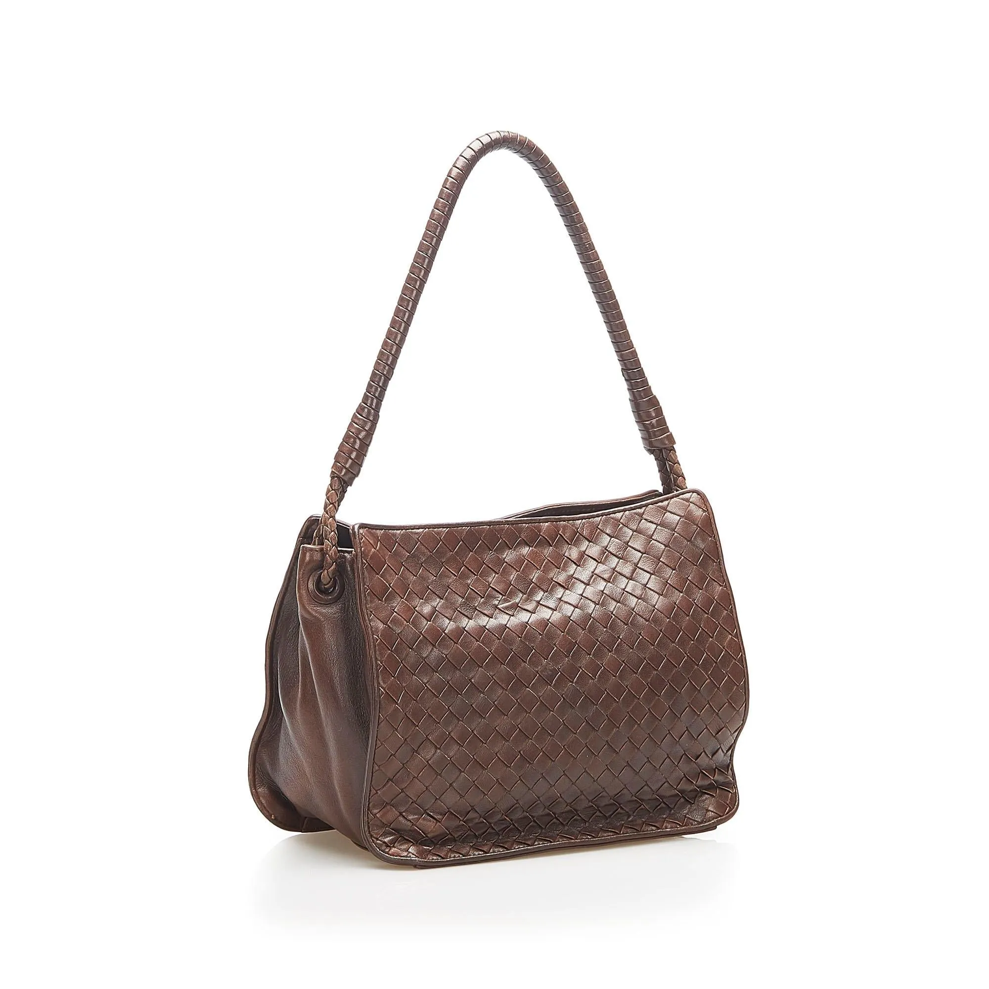 Bottega Veneta Intrecciato Leather Shoulder Bag