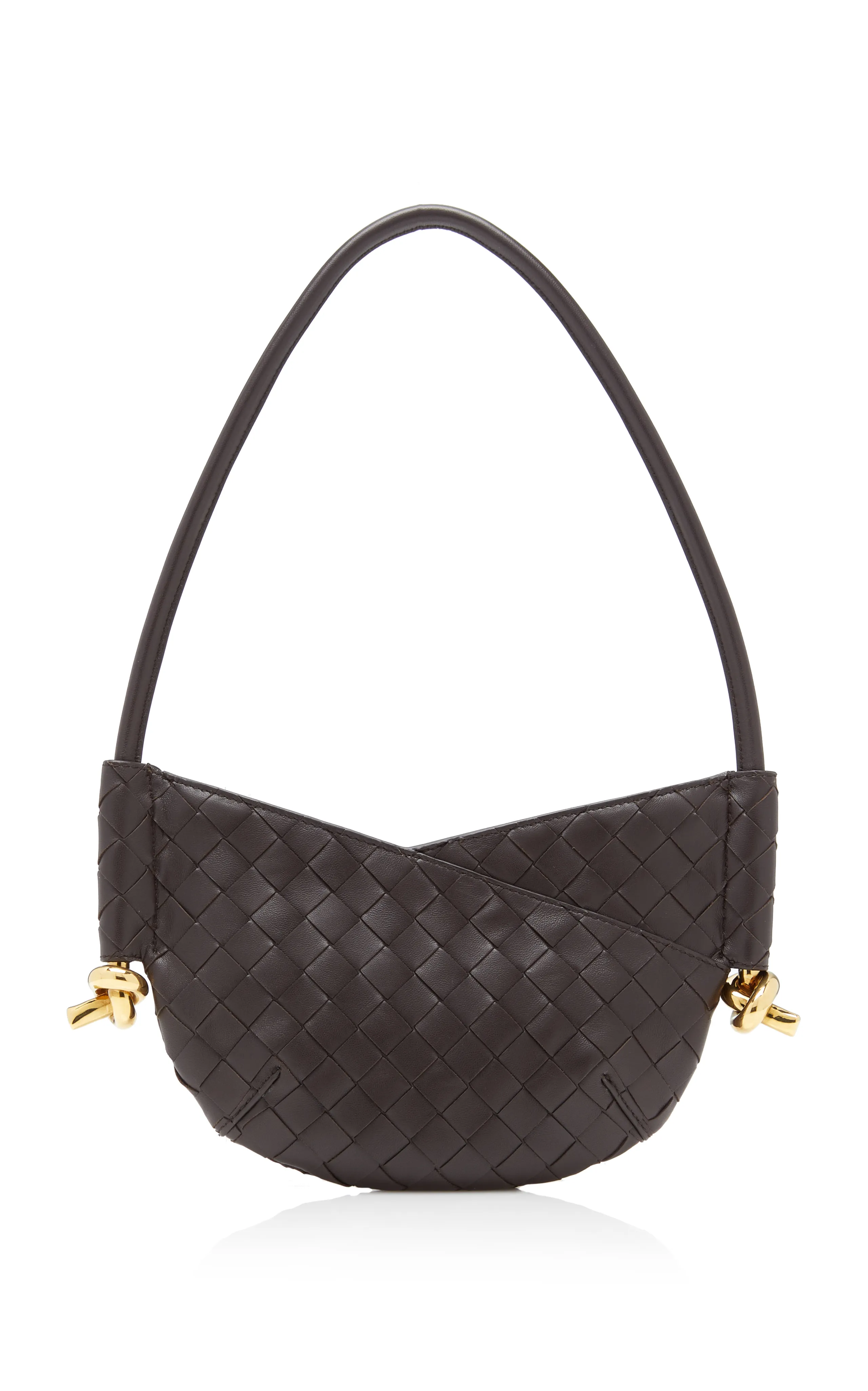 Bottega Veneta Mini Solstice Intrecciato Leather Bag