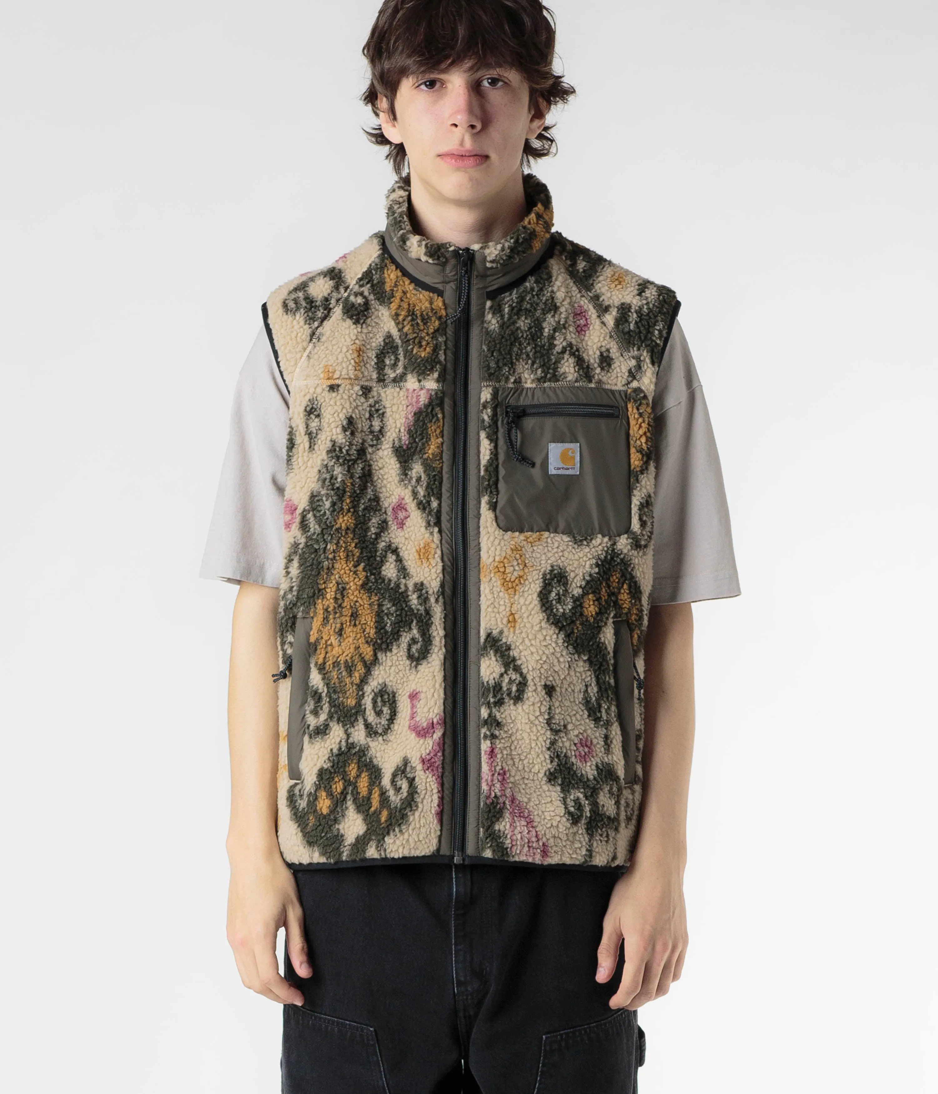 Carhartt Prentis Liner Vest - Baru Jacquard / Wall / Cypress