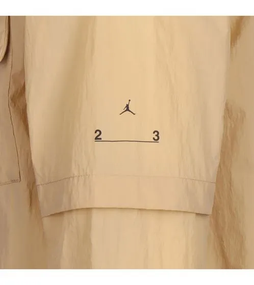 Chaqueta de entrenamiento camisera de hombre NIKE Jordan 23 Engineered Utility Shirt estilo street DV7693-254 Beige