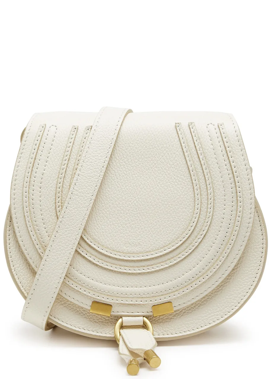 CHLOE Marcie small leather saddle bag -                         -                     -                