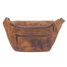 Classic Leather Cross Body Bag for Men - Horizon Leathers