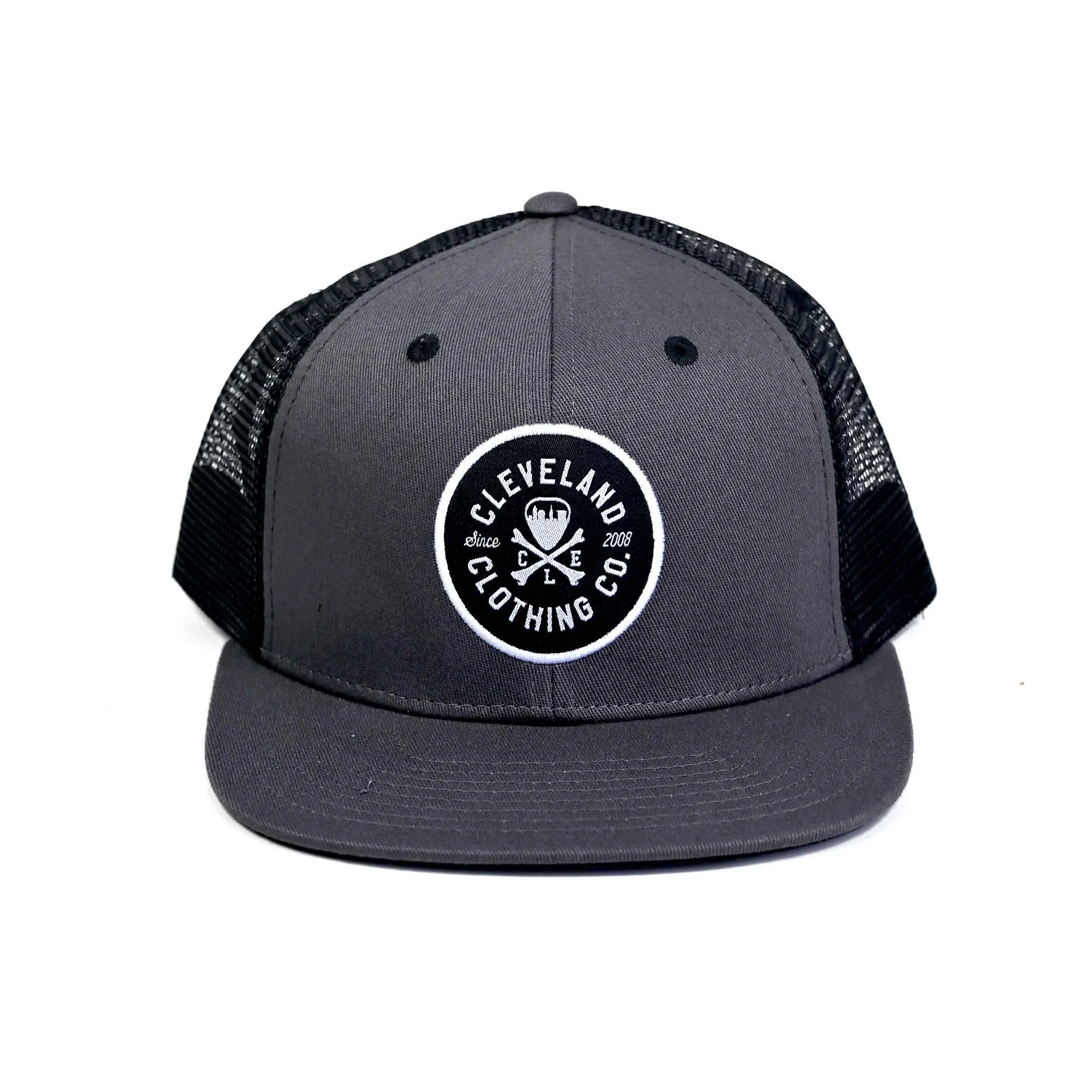 CLE Logo Seal Trucker Hat - Charcoal-