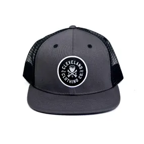 CLE Logo Seal Trucker Hat - Charcoal-