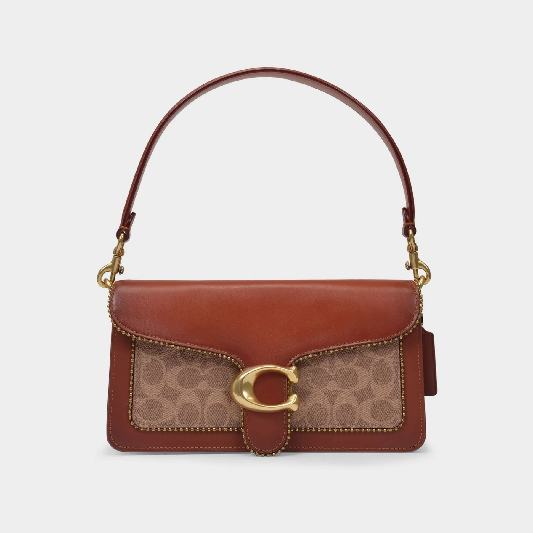 Coach  Tabby 26 Bag in Tan Rust Brown Leather