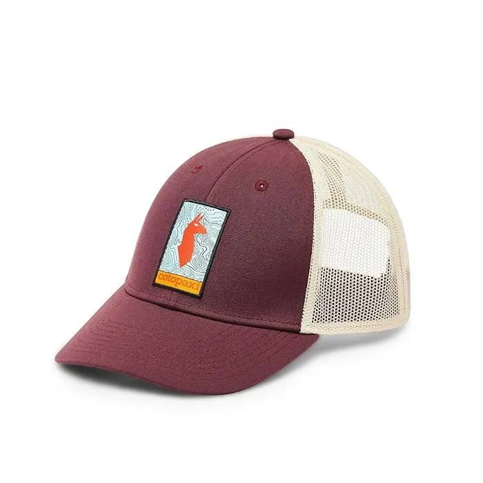 Cotopaxi Llama Map Trucker Hat