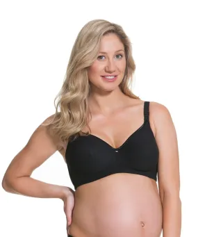 Croissant Maternity & Nursing Bra - Black