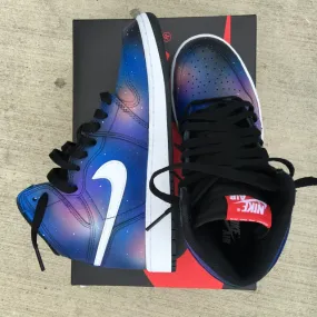 Custom painted galaxy nike jordan 1