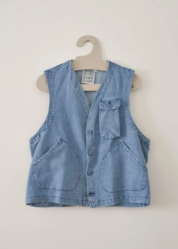 Denim Falcon Vest - Light Wash