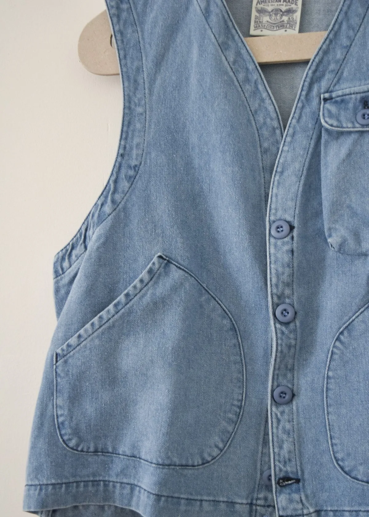 Denim Falcon Vest - Light Wash