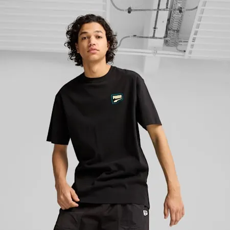 DOWNTOWN Men's Relaxed Graphic Tee | PUMA Black | PUMA SHOP ALL PUMA | PUMA 