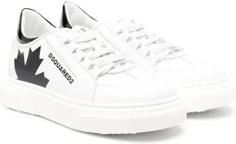 DSQUARED2 KIDS logo-print sneakers White