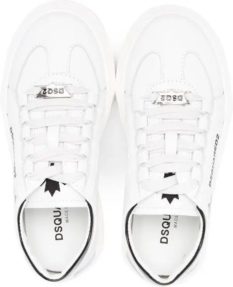 DSQUARED2 KIDS logo-print sneakers White