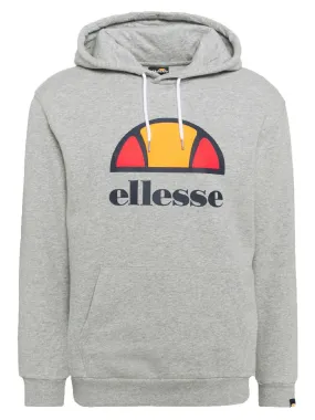 Ellesse Dahryl Logo Overhead Hoodie Grey Marl