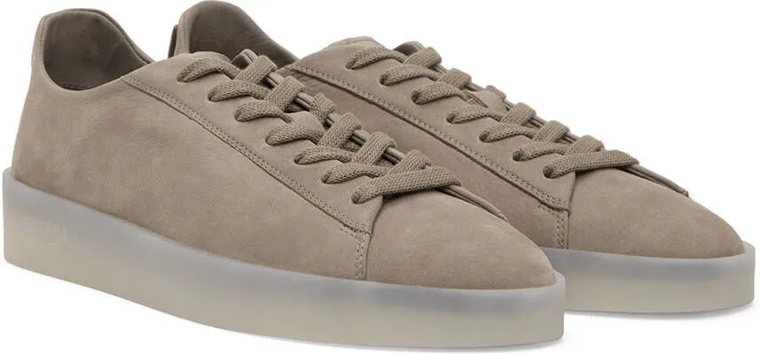 Essentials Taupe Tennis Low Sneakers