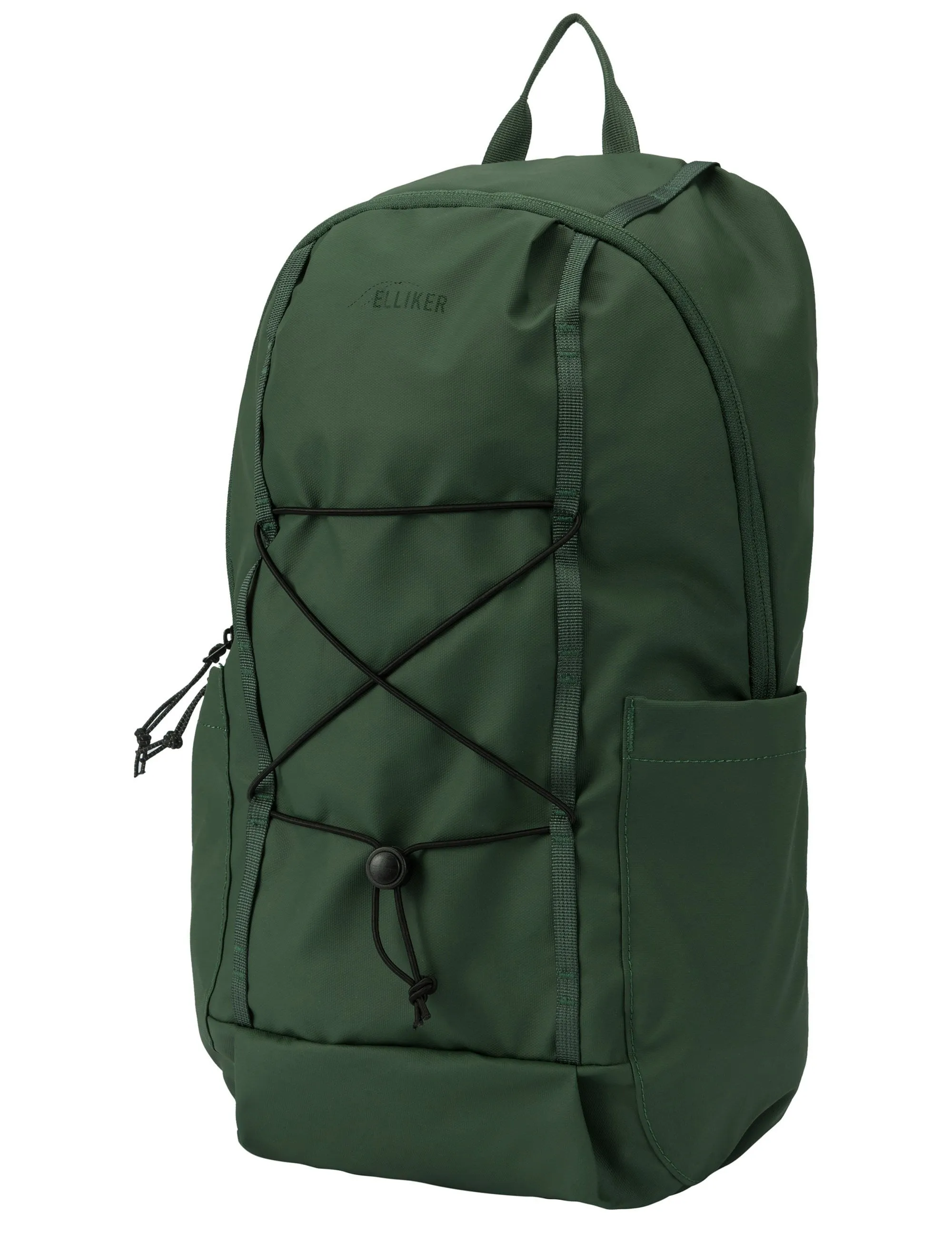 Flap Concealed Side Top Zip Backpack - Green