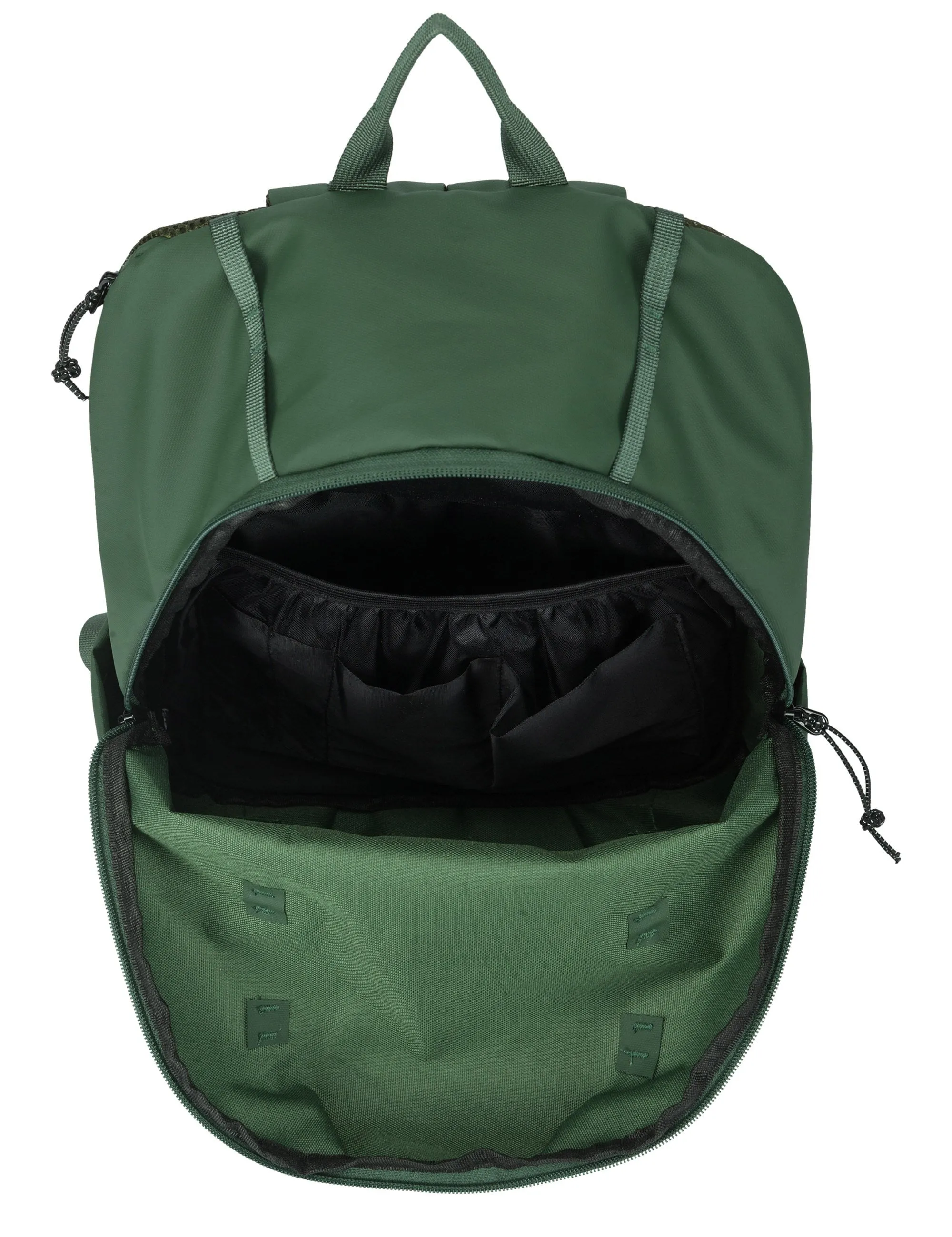 Flap Concealed Side Top Zip Backpack - Green