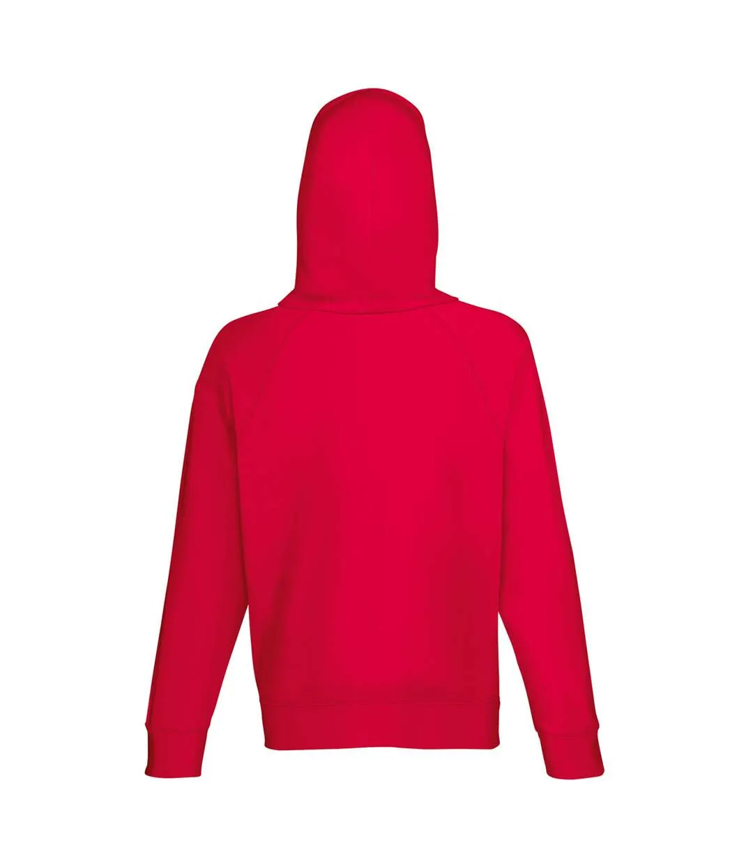 Fruit Of The Loom Mens Lightweight Hooded Sweatshirt / Hoodie (240 GSM) (Red) - UTBC2654