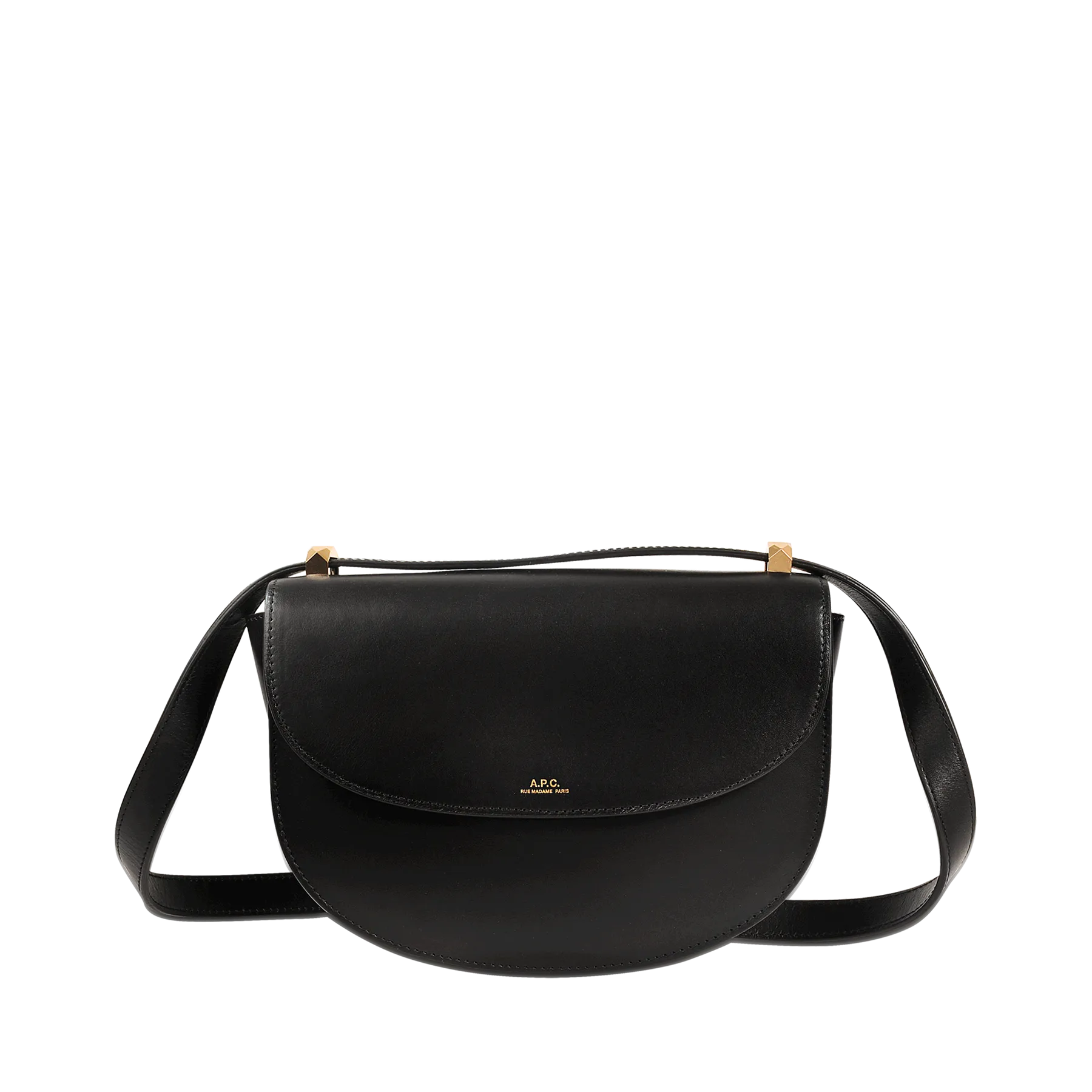 Geneve Hobo Bag - A.P.C. - Black - Leather