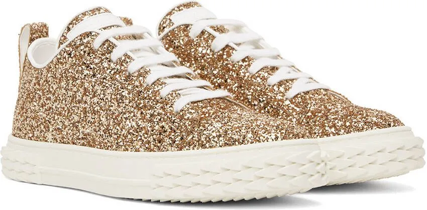 Giuseppe Zanotti Gold Blabber Sneakers