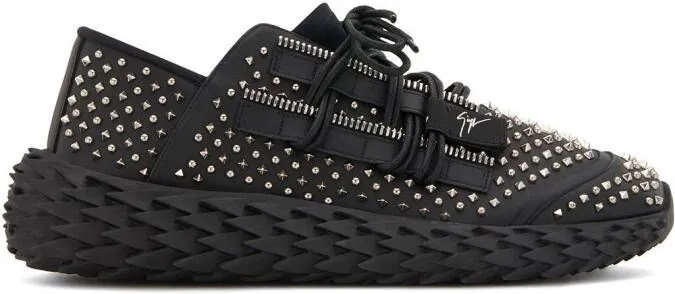 Giuseppe Zanotti platform stud-embellished sneakers Black