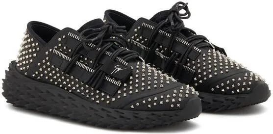 Giuseppe Zanotti platform stud-embellished sneakers Black