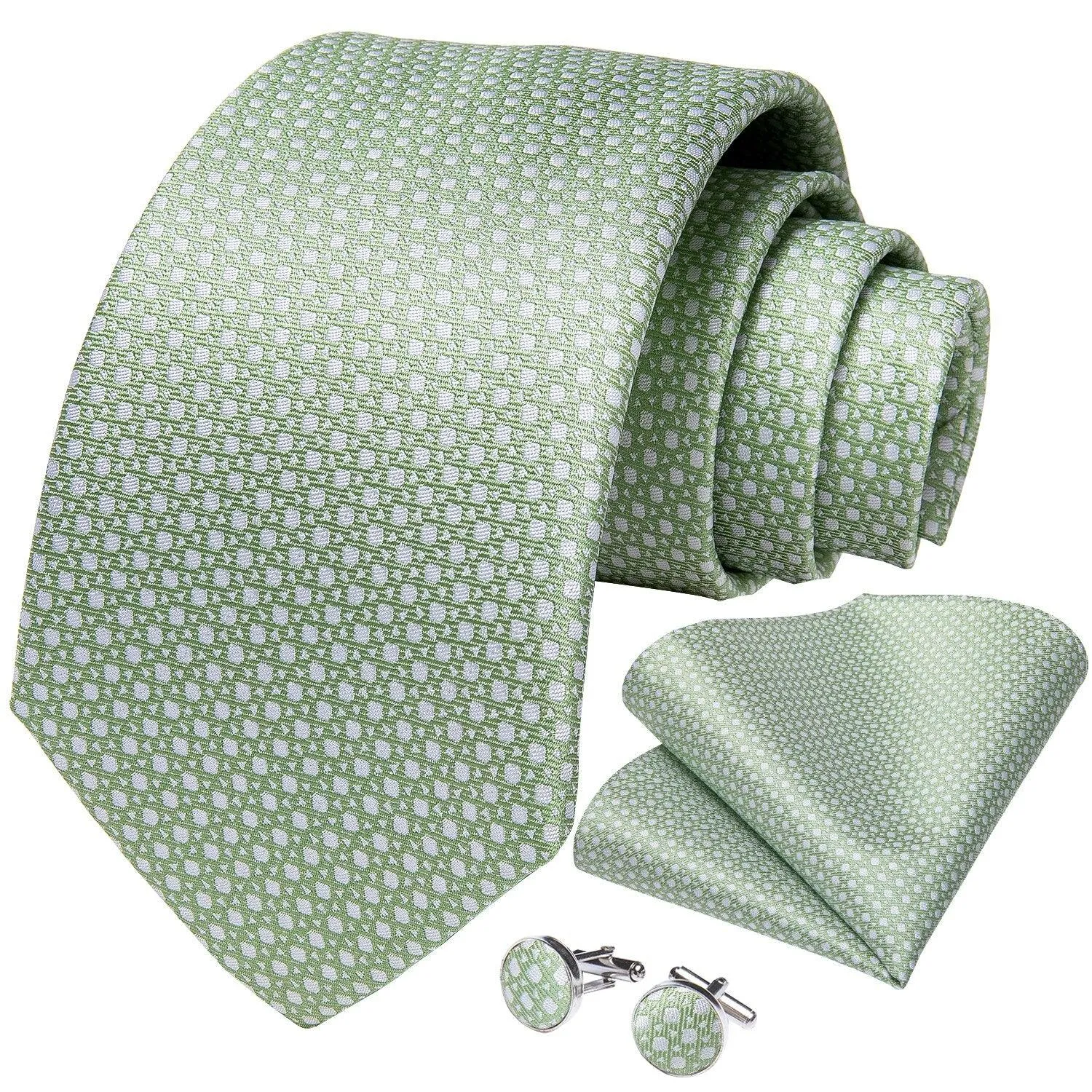 Green Luxury Necktie Set