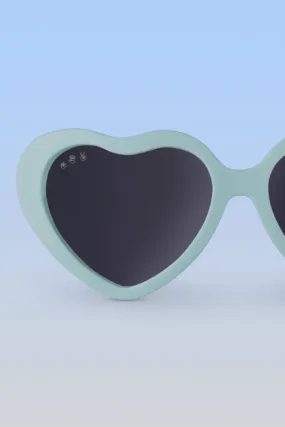 Heart Sunglasses - Aqua